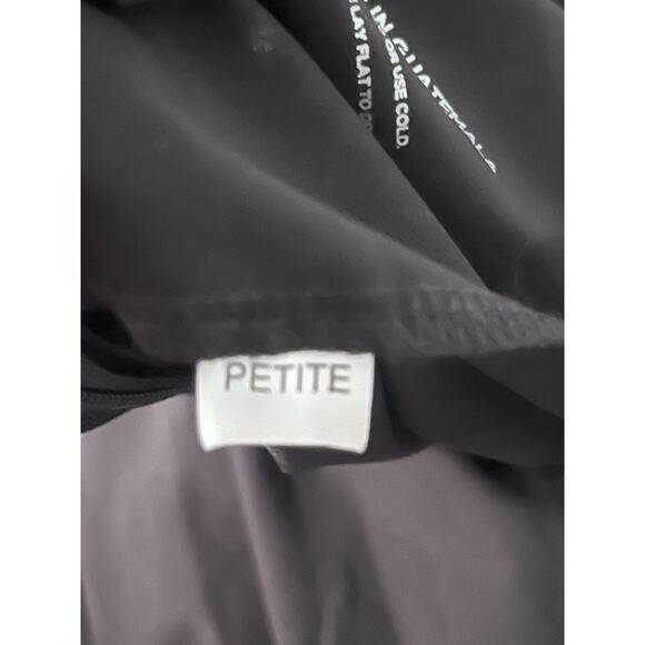 Albion Fit Everyday Jumpsuit •XL Petite•Black Ankle Zip Elastic Drawstring Waist - Picture 14 of 14